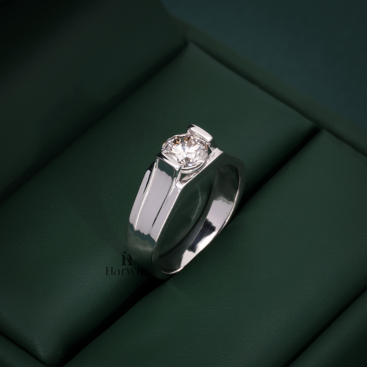 925 Sterling Silver Moissanite Ring