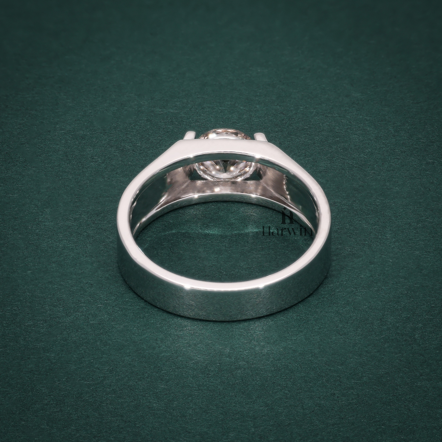 925 Sterling Silver Moissanite Ring