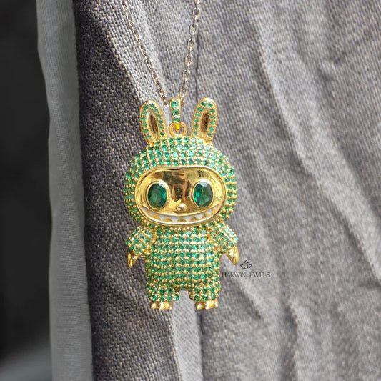 925 Sterling Silver Labubu Doll