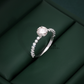 Round Moissanite Engagement Ring