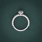 Round Moissanite Engagement Ring