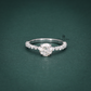 Round Moissanite Engagement Ring