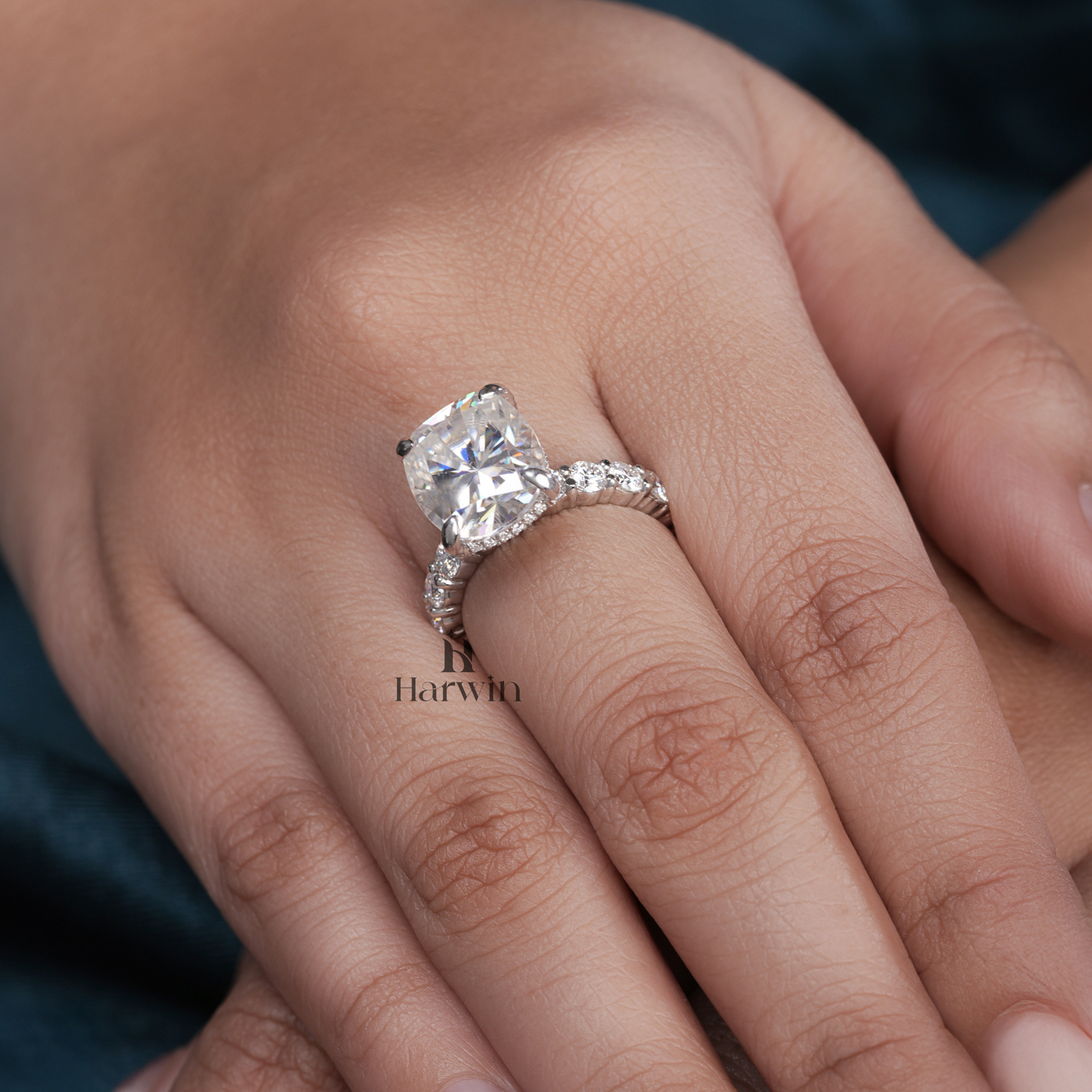 3.00Ct Cushion Cut Ring