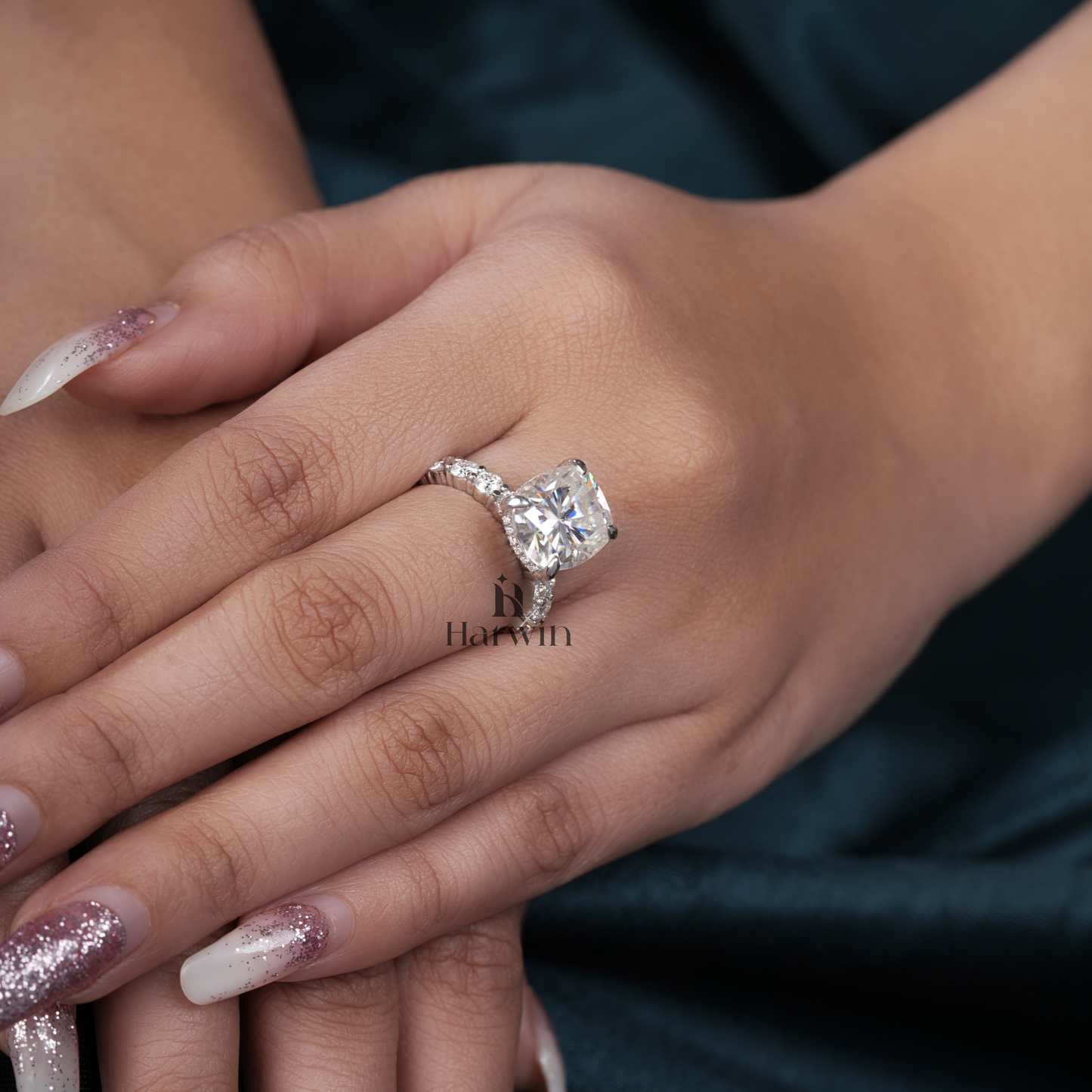 3.00Ct Cushion Cut Ring