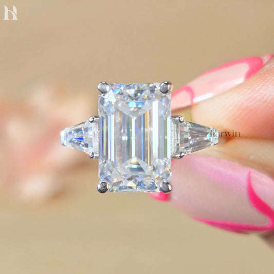 Emerald Cut Diamond Ring
