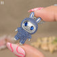 Iced Out Teddy Bear Pendant | Blue CZ Sterling Silver Necklace