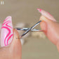 Criss Cross X Ring in Double Dainty Minimalist Crossover Ring