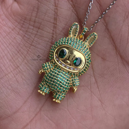 925 Sterling Silver Labubu Doll