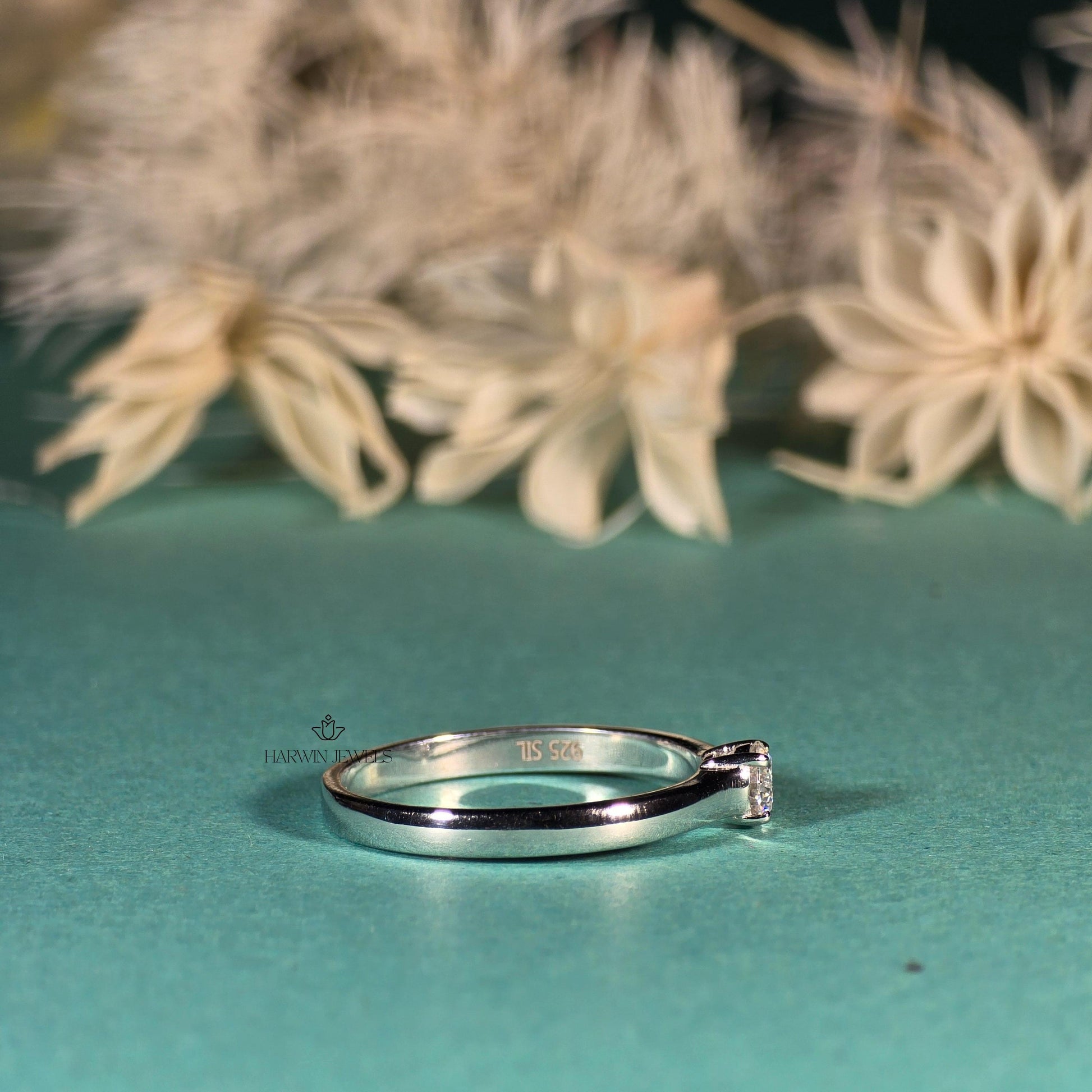 0.30CT to 0.75 CT Solitaire Engagement Ring, Round Cut Lab Grown Diamond Ring, Lab Diamond Wedding Ring, Birthday/Anniversary Gift for Her