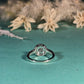 Round Brilliant Cut Lab Grown Diamond Ring, Halo Engagement Ring, 0.75CT to 1.25CT Anniversary Ring, Pave Wedding Ring, 14k White Gold