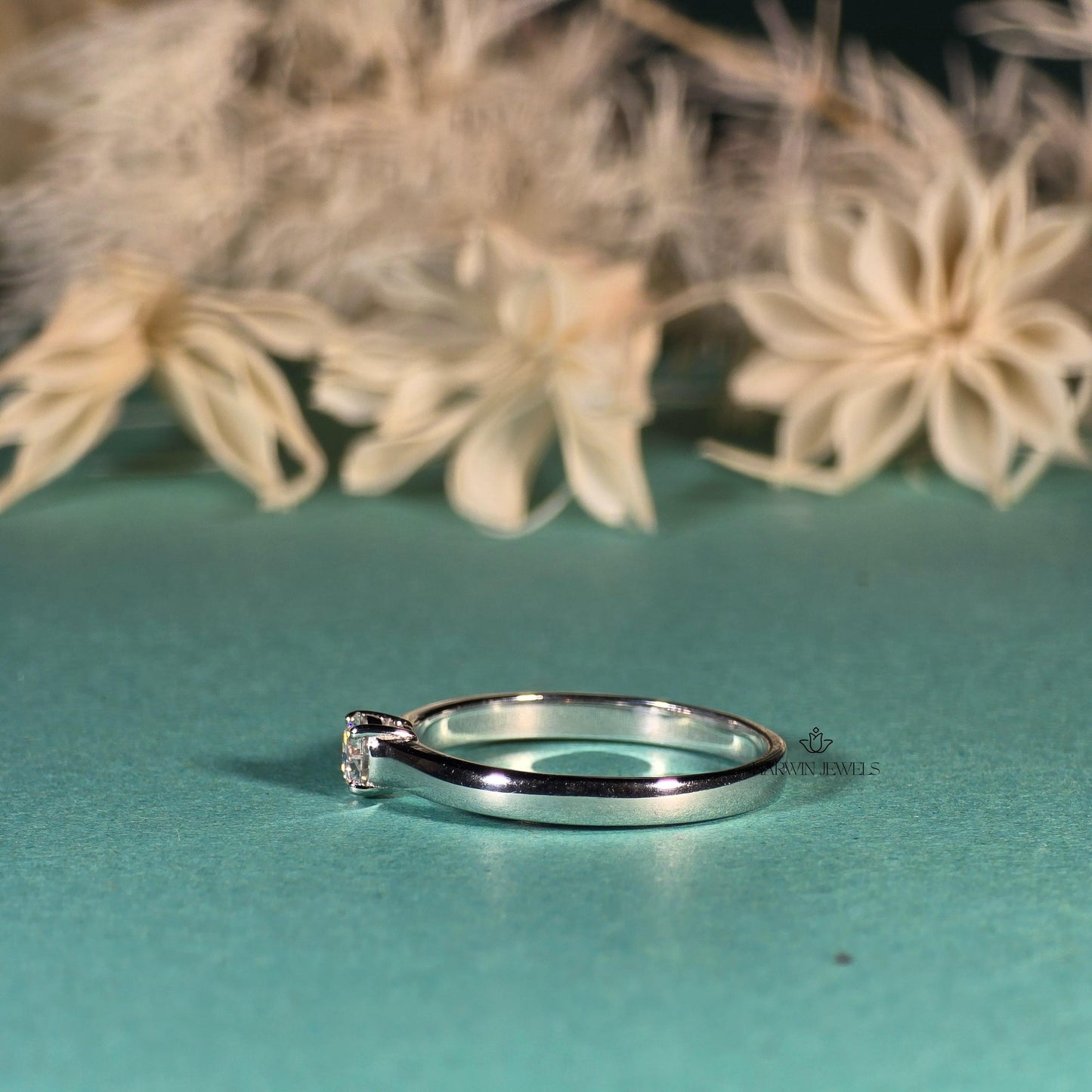 0.30CT to 0.75 CT Solitaire Engagement Ring, Round Cut Lab Grown Diamond Ring, Lab Diamond Wedding Ring, Birthday/Anniversary Gift for Her