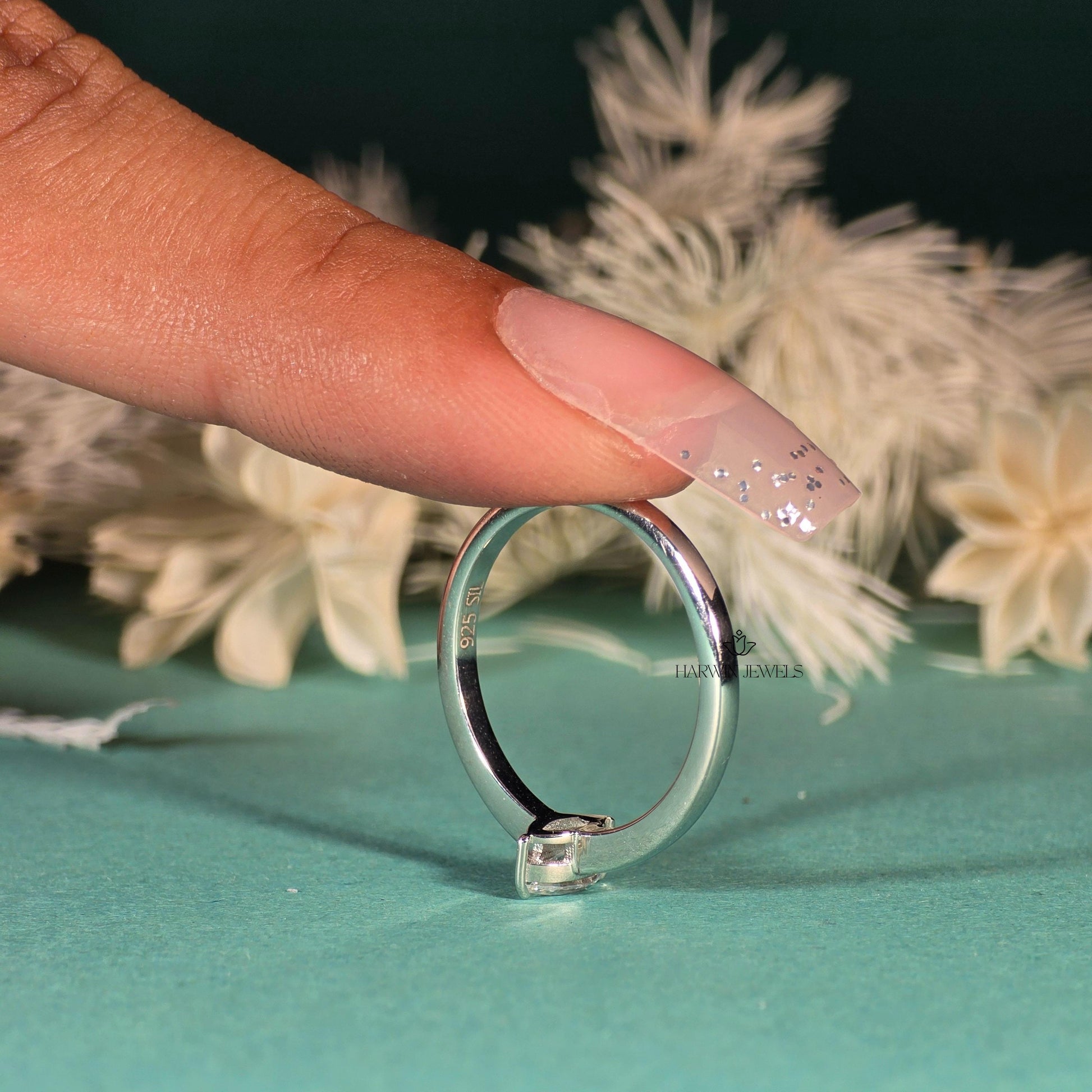 0.40 CT to 1.20 CT Solitaire Diamond Engagement Ring/Marquise Cut Lab Diamond Wedding Ring/Lab Grown Diamond Bridal Ring/10K Solid Gold Ring