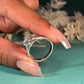1.0 CT to 1.75 CT Round Lab Diamond Solitaire Ring / Lab Diamond wedding Ring/ White Gold Created Diamond Ring For Women /4 Prongs Ring