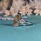 Three Stone 10.0 CT Yellow pear Moissanite Ring Engagement Ring with Wedding Gift, Ring For Women's, Tear Drop Ring/ Promise Gift for Her.