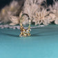 Marquise Cut Moissanite Cluster Engagement Ring, 3 CT Wedding Ring For Women, 14k Yellow Gold Ring, Cluster Marriage ring, Gift For Wife