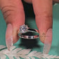 1.0 CT to 1.75 CT  Round Lab Diamond Solitaire Ring / Lab Diamond wedding Ring/ White Gold Created Diamond Ring For Women /4 Prongs Ring